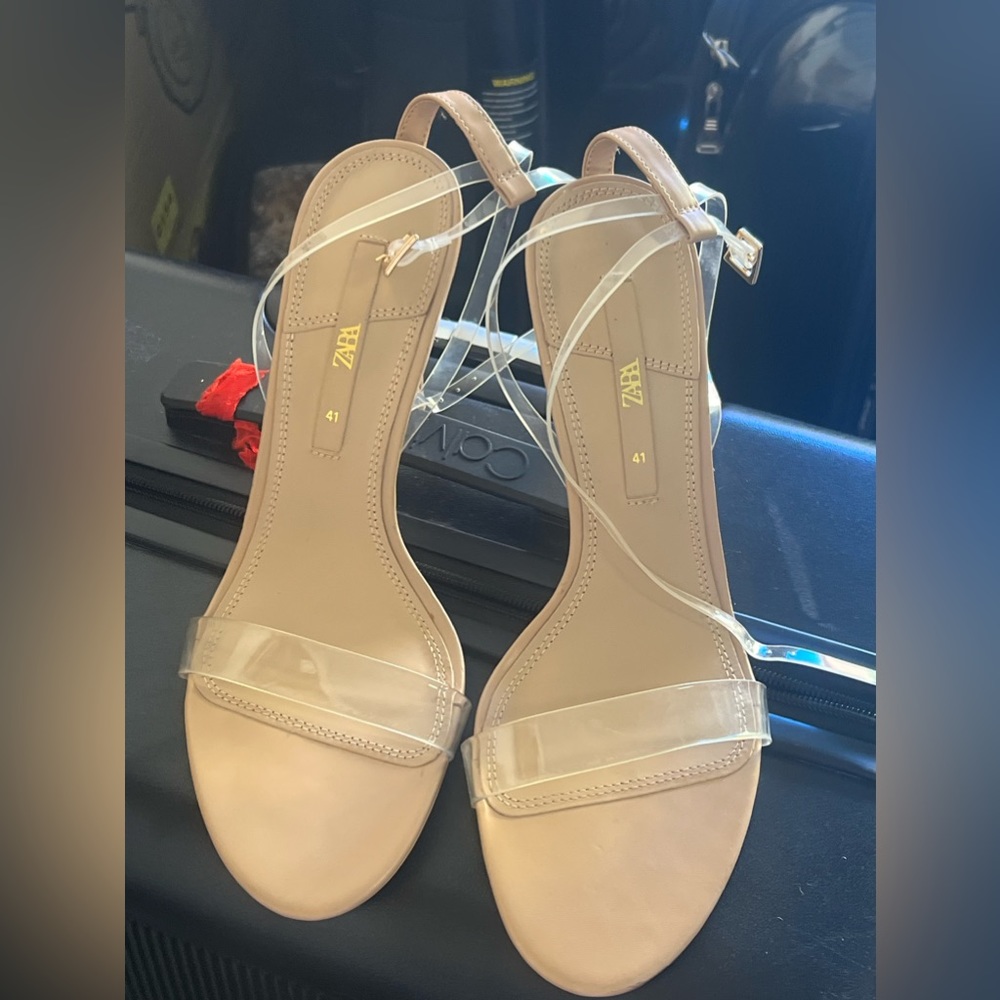 I’m selling zara see through heels new just wear it around the house to try it